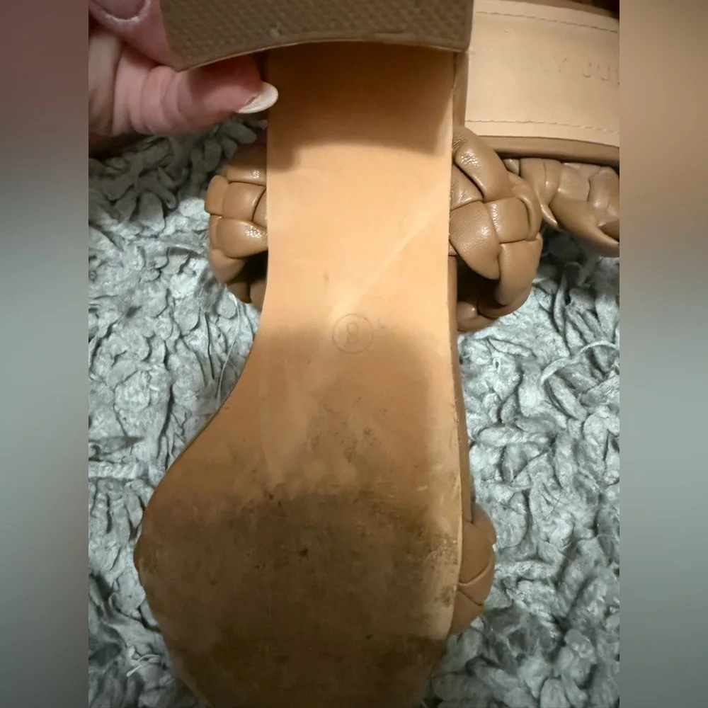Sincerely Jules Tan Braided Women's Sandals - Picture 8 of 12